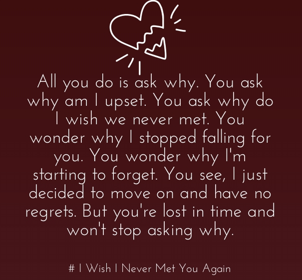 i wish i never met you lyrics