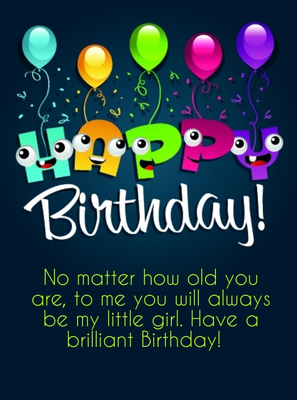 Happy Birthday Quotes for Daughter with Images