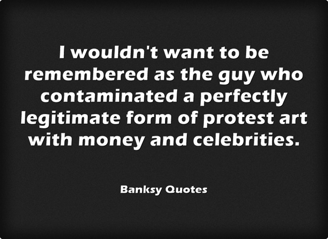 Banksy Quotes on Art