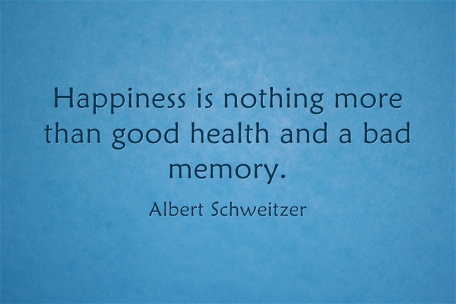 Happiness is nothing - quote by Albert Schweitzer about happiness