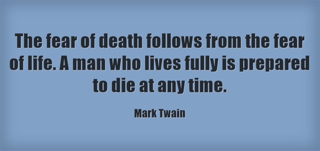 Mark Twain Quotes about life