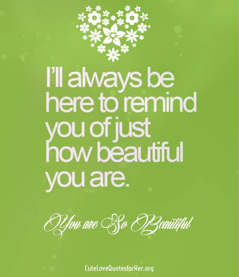 As beautiful you quotes re as You Are