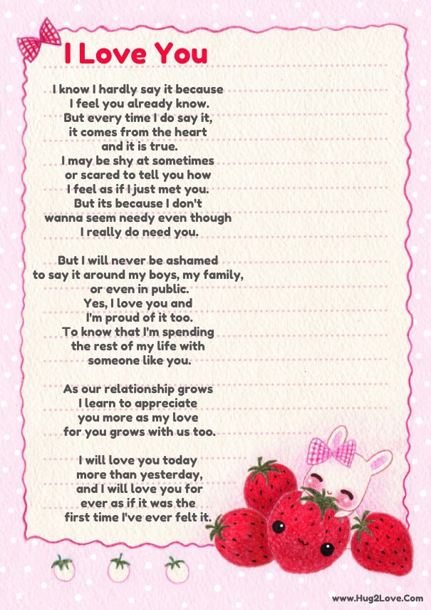 Her my soulmate poem for You Are