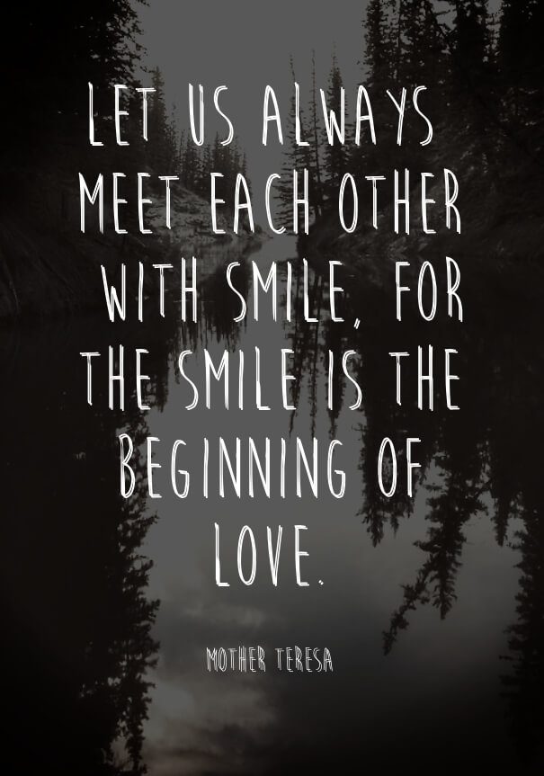 quotes about love from Mother teresa