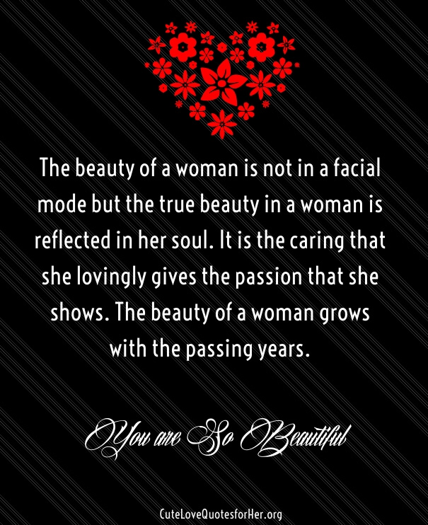 you are so beautiful quotes for her image