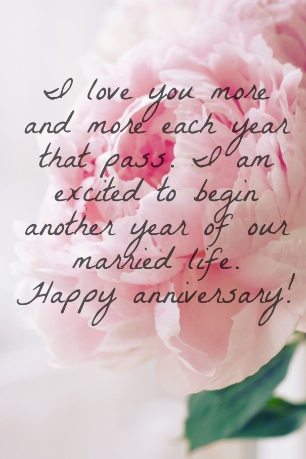 Happy anniversary wishes for husband with love