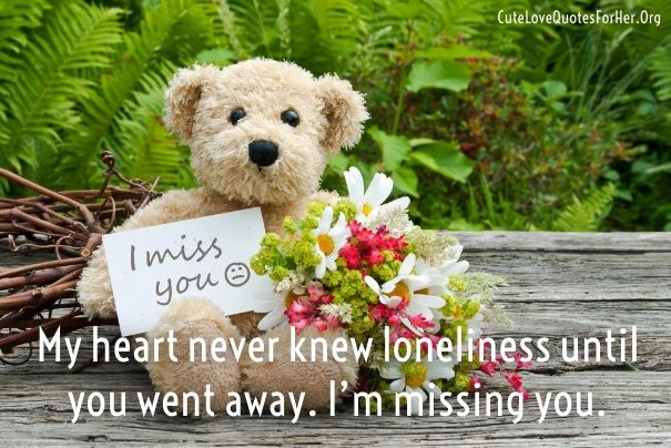 I Am Missing You Messages Image Teddy