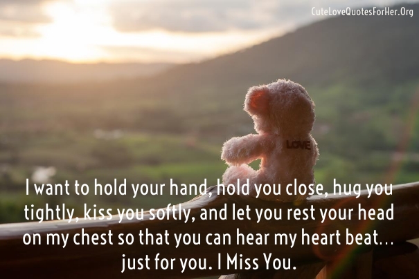 Cute I Miss You Love Quotes