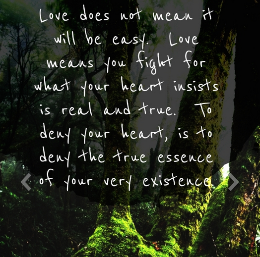 Love Is Not Easy Quote Of Romance