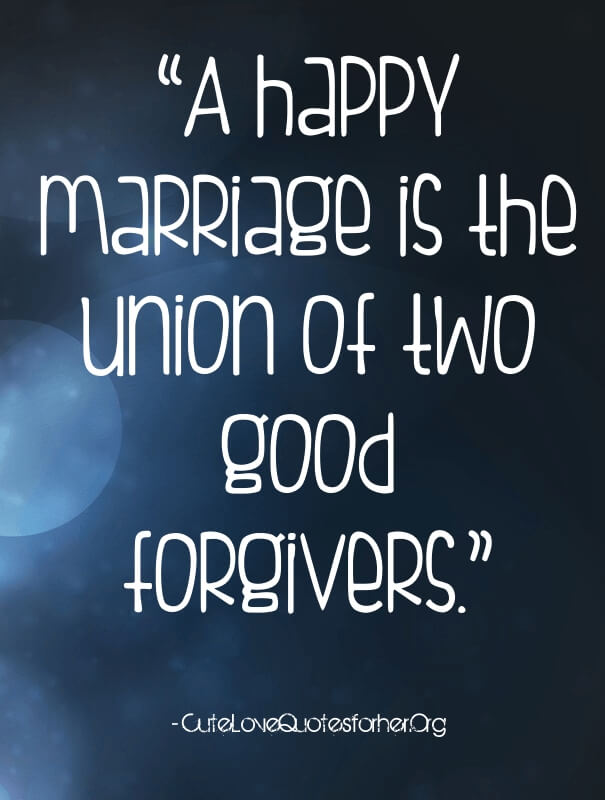 happy married life quote for couples