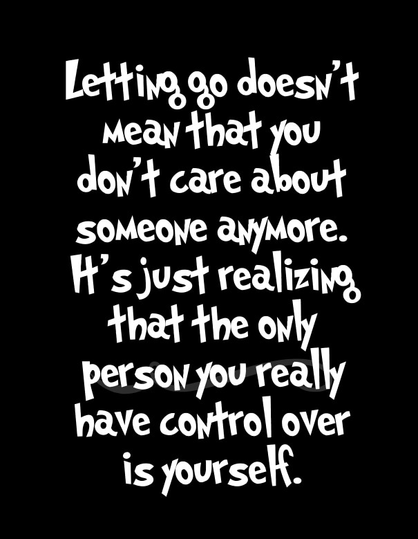 letting go of love quotes
