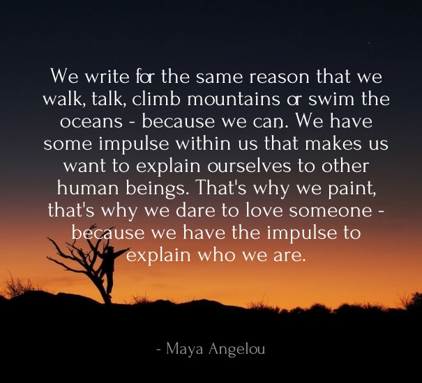 maya angelou feel quote about love