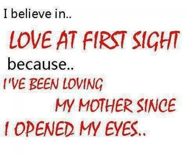 mothers day love quote - I love you mom