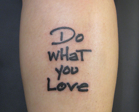 short meaningful tattoo quote on love and romance