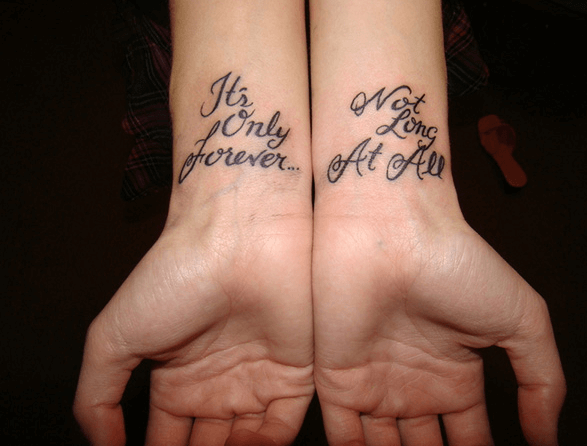 20 Short Quotes for Tattoos about Love for Him amp Her