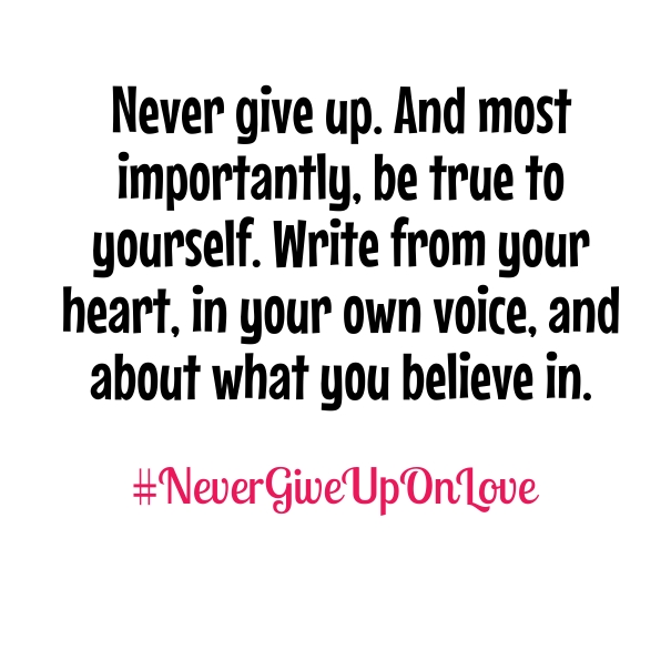 Never Give Up On Love Quote Picture