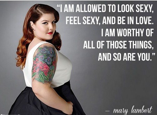funny positive thinking quotes for her plus size girl