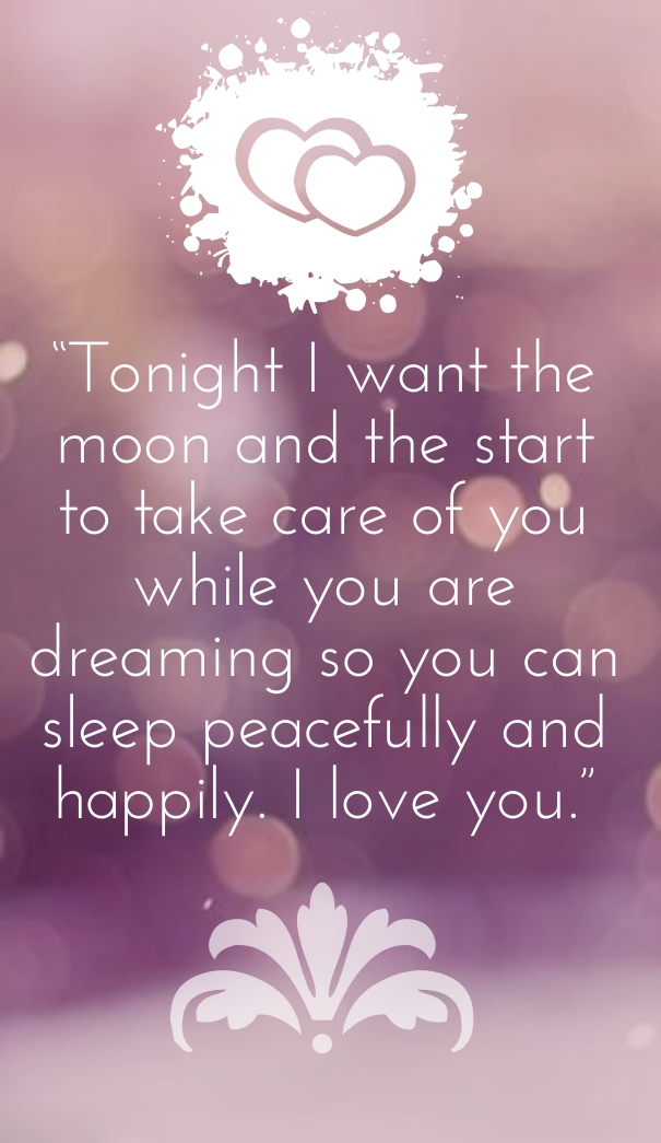 Romantic Dream Quotes to say Goodnight