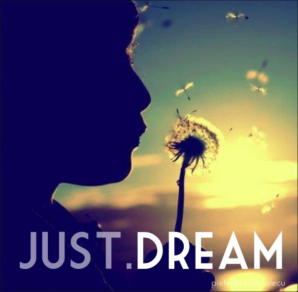 jusr dream sayings and quote pic