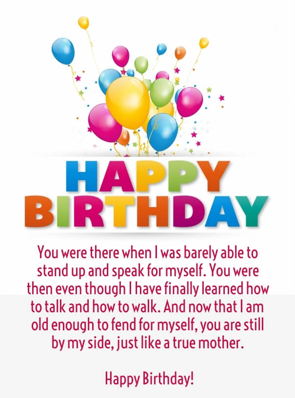 Cute Happy Birthday Mom Quotes with Images