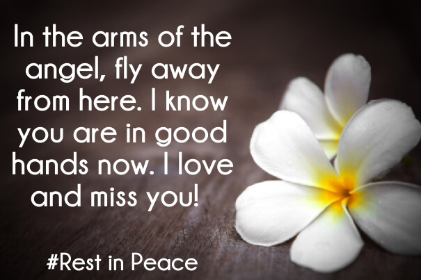short rest in peace quotes with picture