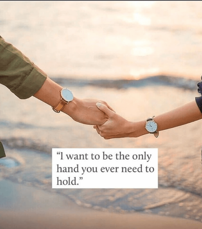 I Want You Hand Only Make Him Feel Special Quote