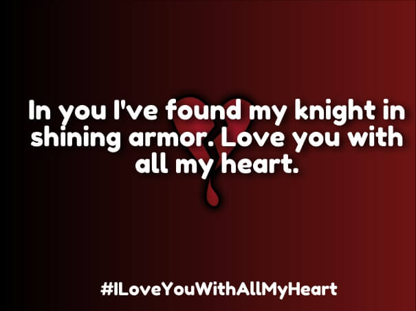 i love you with all my heart quote