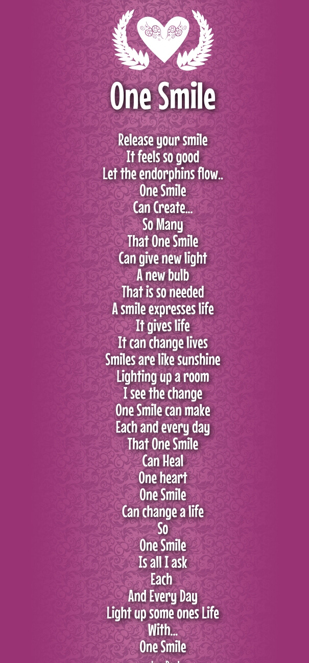 sweet poems to make her smile