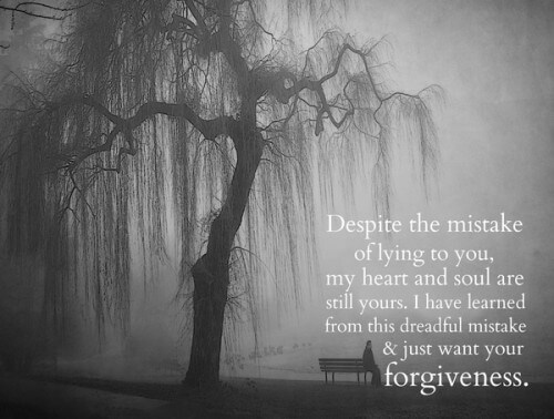 forgiveness sorry apology love sayings messages picture