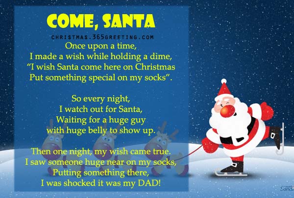 funny short christmas poems