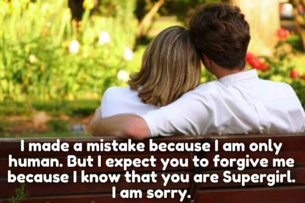 love sorry quotes couple images