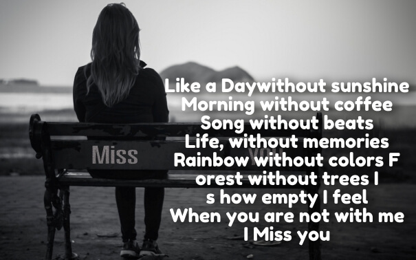 missing you love poems for her