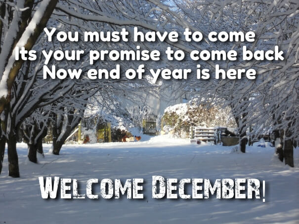 welcome december wallpaper quotes
