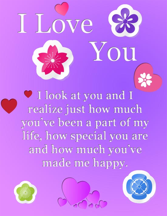 I love you greeting card images