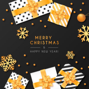 30 Merry Christmas and Happy New Year 2022 Greeting Card Images