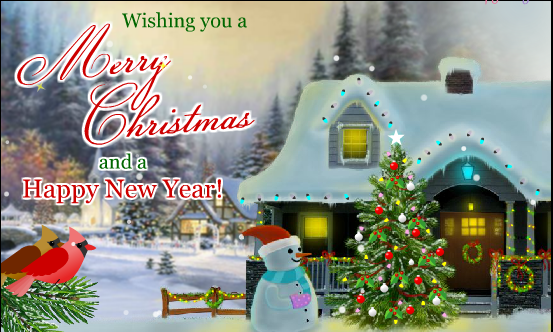 merry christmas and happy holidays images