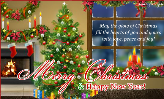 merry christmas and new year cards 2016