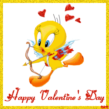 Happy Valentines day Gif Tweety Bird Images