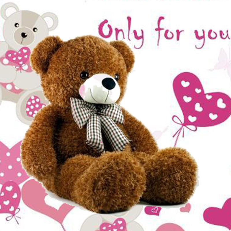 cute Happy valentines day big teddy bear