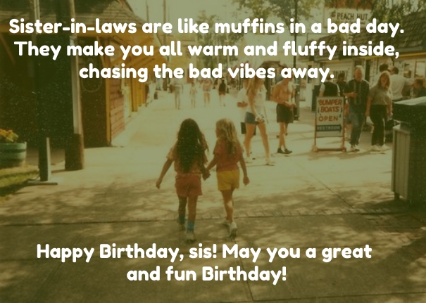birthday wishes for sister-in-law images