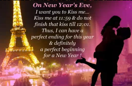 New Year Eve Romantic Wishes For Her