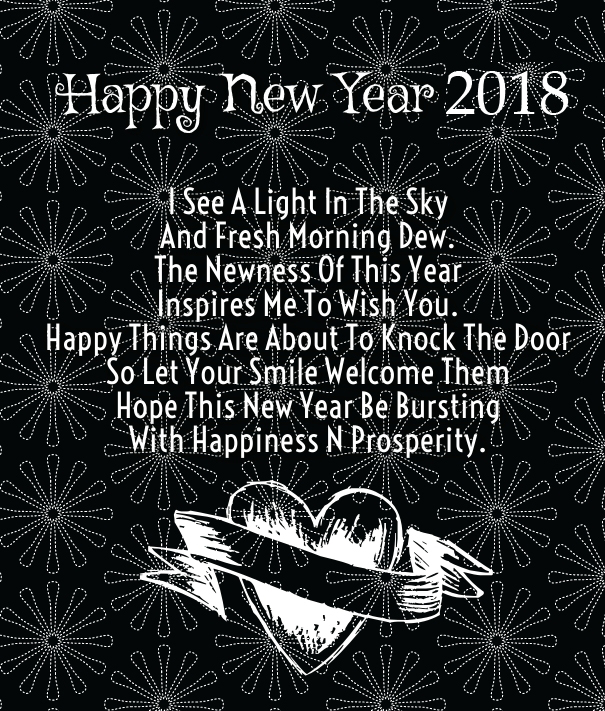 Top 20 Happy New Year 2018 Images and Love Quotes for Her / Him