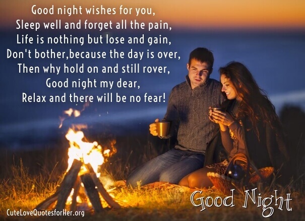 Short Good Night Poems For Girlfriend