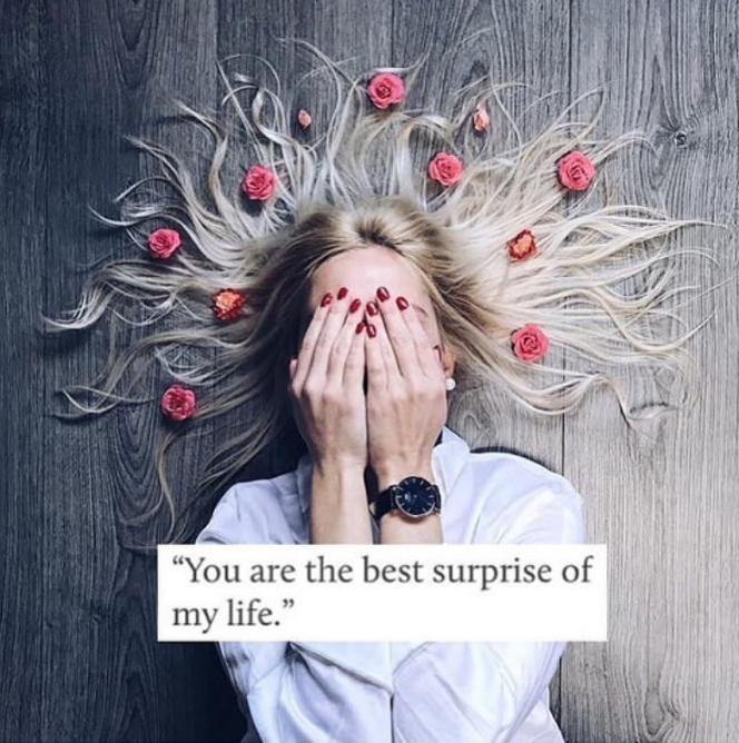 Best Surprise Love Quote For Boyfriend Image