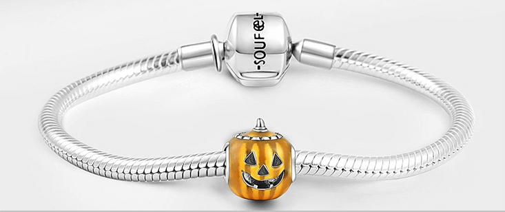 Halloween Bracelets Gift For Girlfriend Wife Pumpkin Lantern