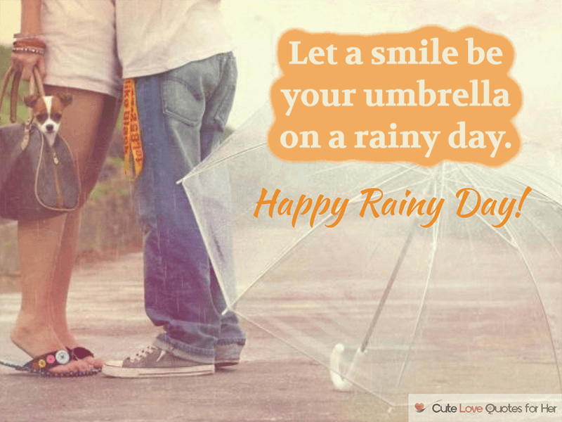 Happy Rainy Day Love Quotes