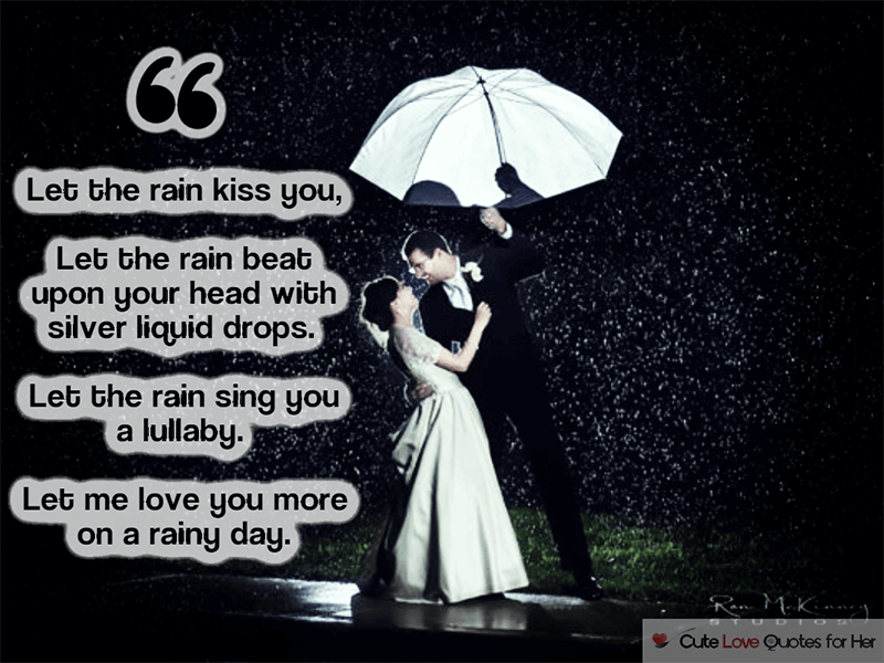 Rainy Day Poems For Her Cute Romantic