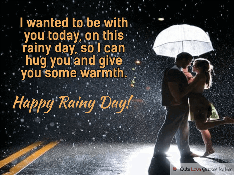Rainy Day Images With Love Quotes