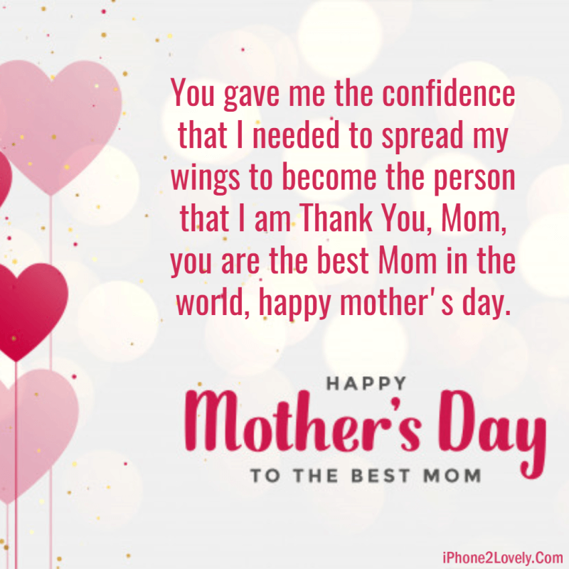 Thanks To Mom Happy Mothers Day