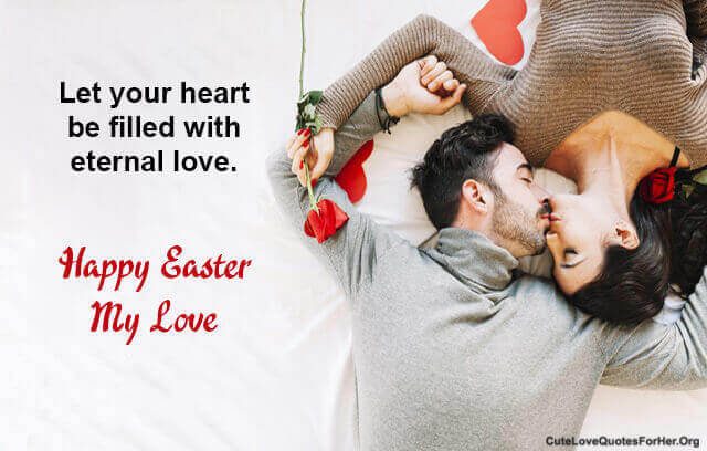 Easter Day Love Wishes Quotes For Girlfriend Boyfriend